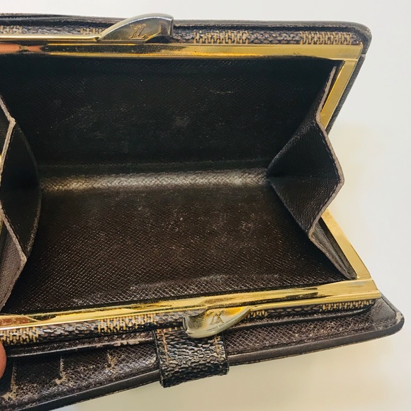 SET - 3 LOUIS VUITTON Monogram Ebene Wallet Folio - Picture 13 of 16